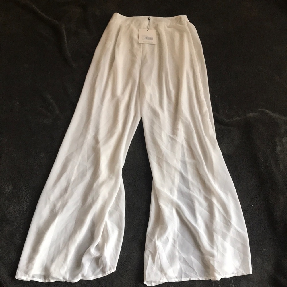 MISSGUIDED wise leg split trouser size 4!! NWT